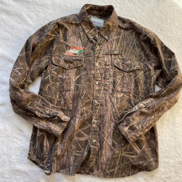 Earthy Camouflage Button Up Shirt - Picture 5 of 5